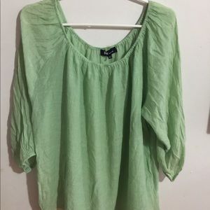 Green loose fit Blouse